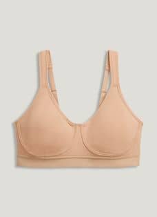 Ricky's Cotton Stuff Bra with Broad Shoulder Straps Stitching on Cups for  Perfect Pointed Shape