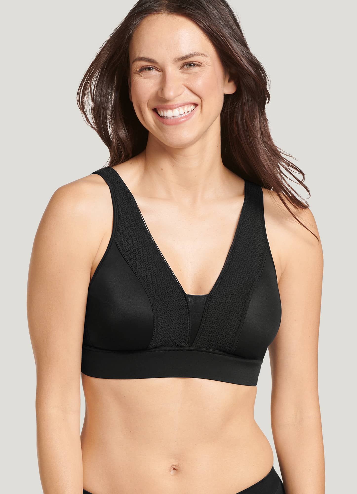 Lejafay Women's Full Coverage Lace Trim Underwired Bra Sexy Sheer