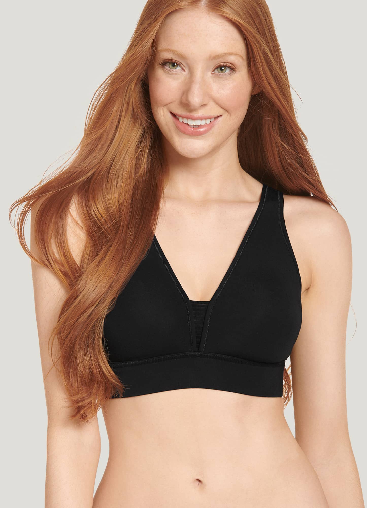 Jockey Women's Bra Forever Fit V-Neck Unlined Bra, Soft Rose, S :  : Clothing, Shoes & Accessories
