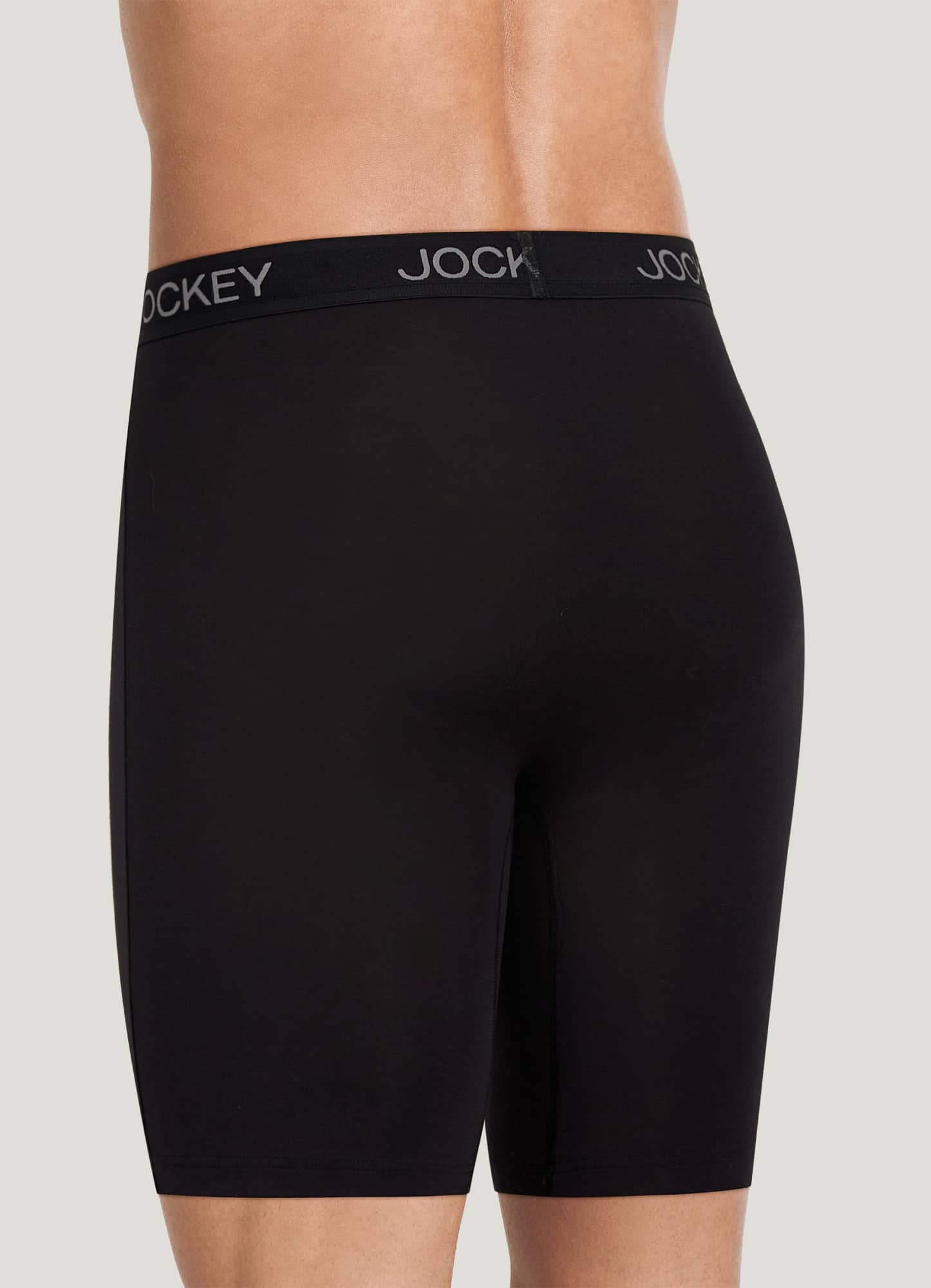 Jockey Chafe Proof Pouch Ultra Soft Modal 8.5" Long Leg Boxer Brief - 3 Pack