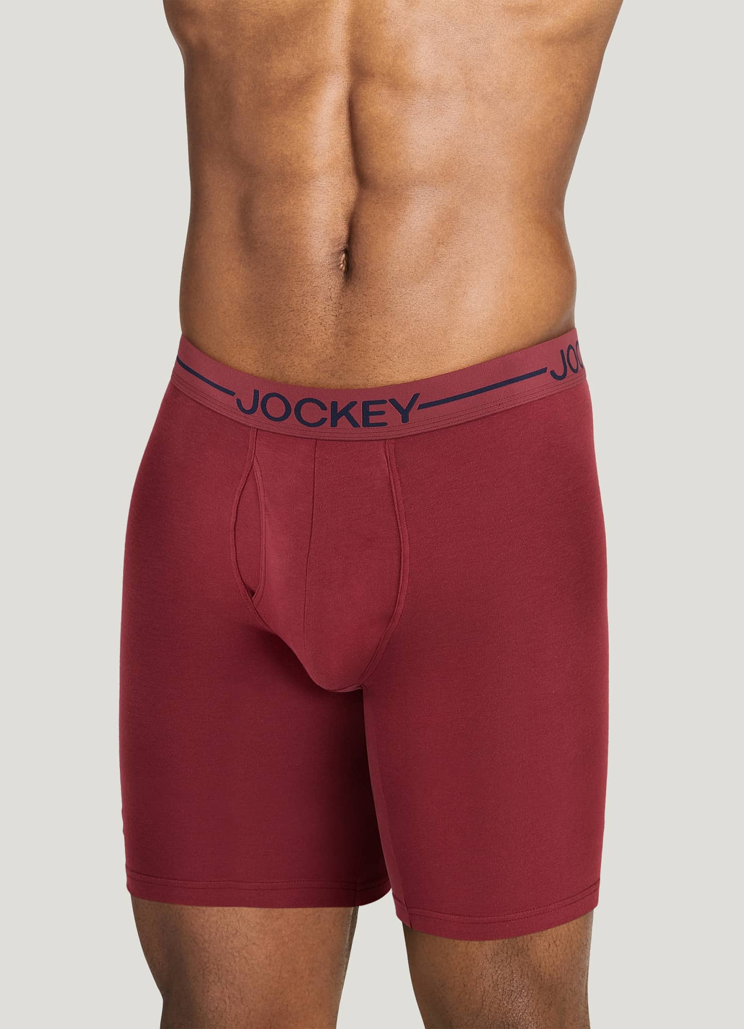 NWT Jockey Life Men 3 Pack - Long Leg Boxer Brief - Underwear