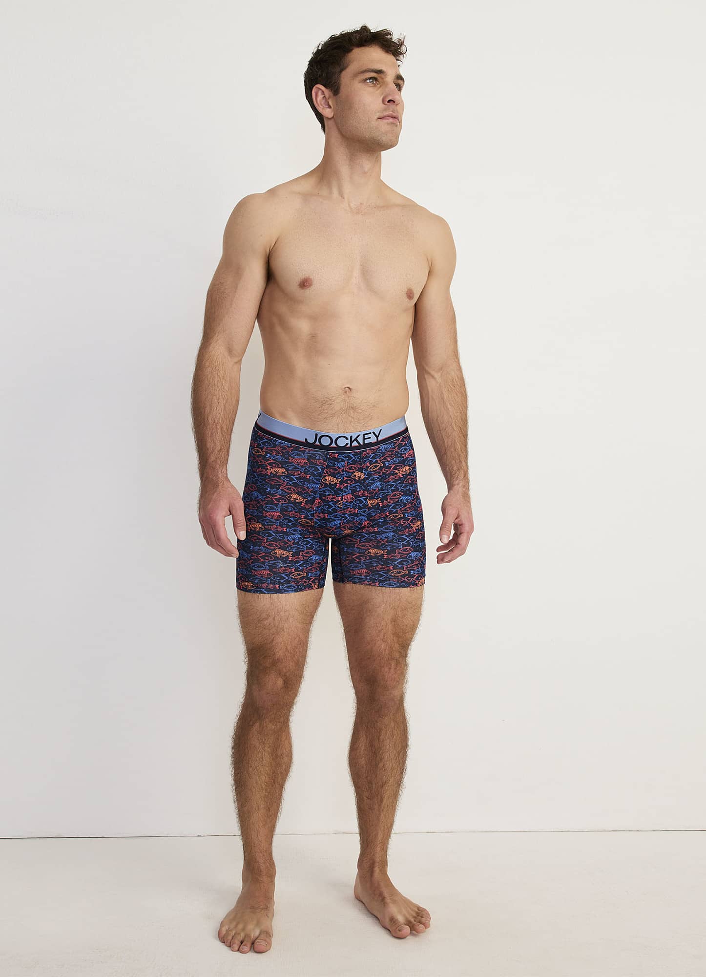 Jockey Casual Cotton Stretch 6" Boxer Brief - 3 Pack