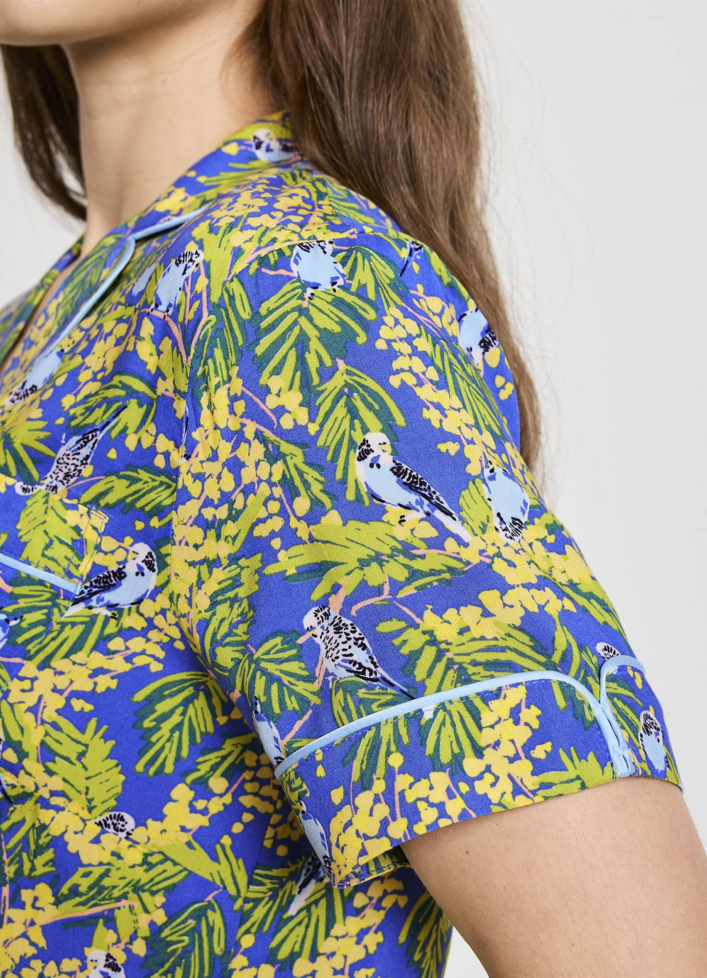 Jockey® Soft Touch Luxe Woven Short Sleeve Top