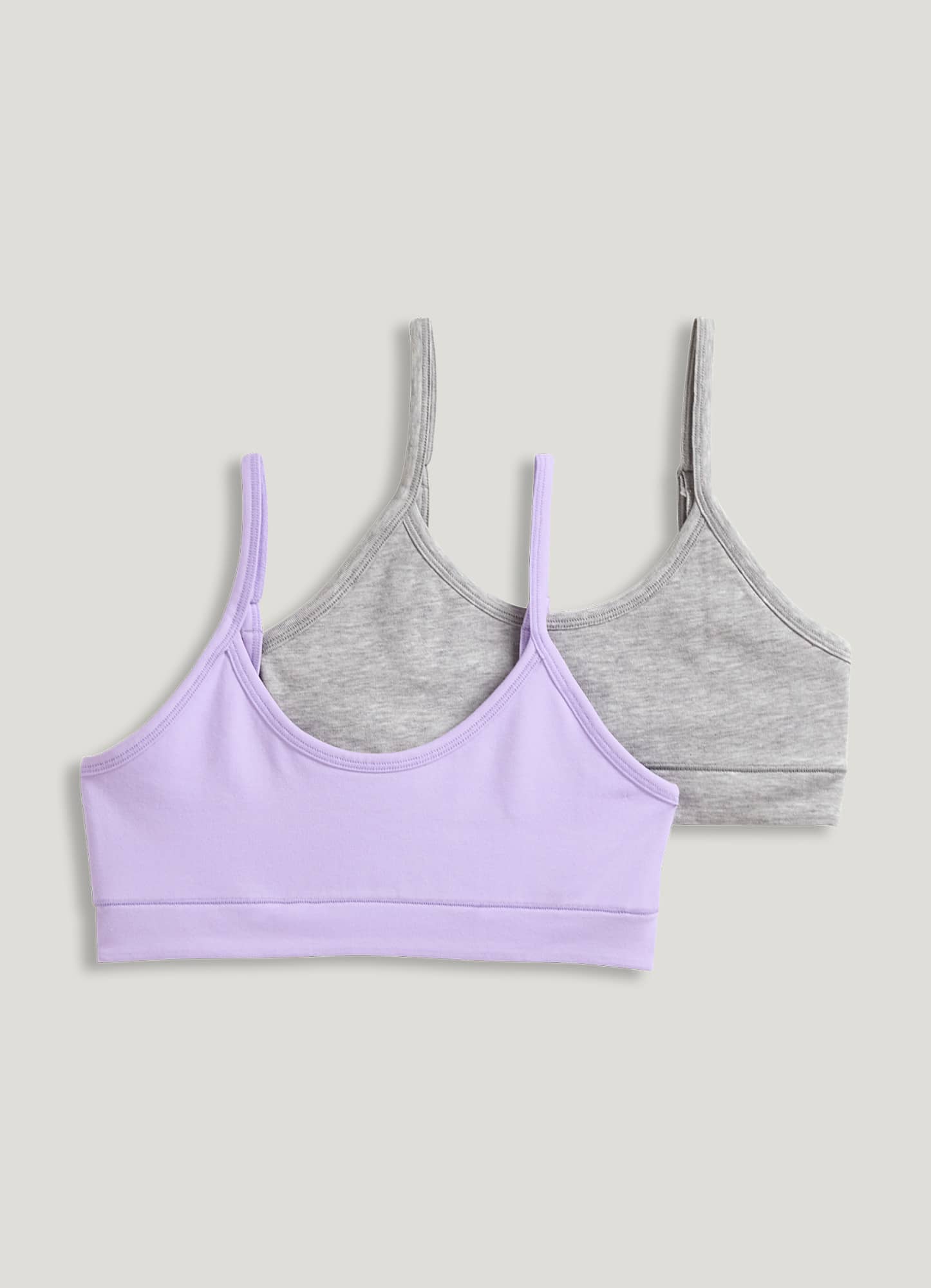 Jockey® Girls' Cotton Stretch Bralette - 2 Pack