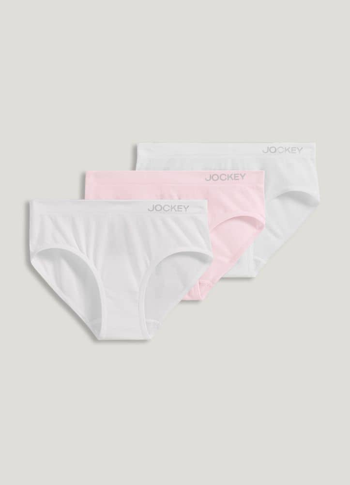 Jockey® Girl's Seamfree® Microfiber Hipster - 3 Pack