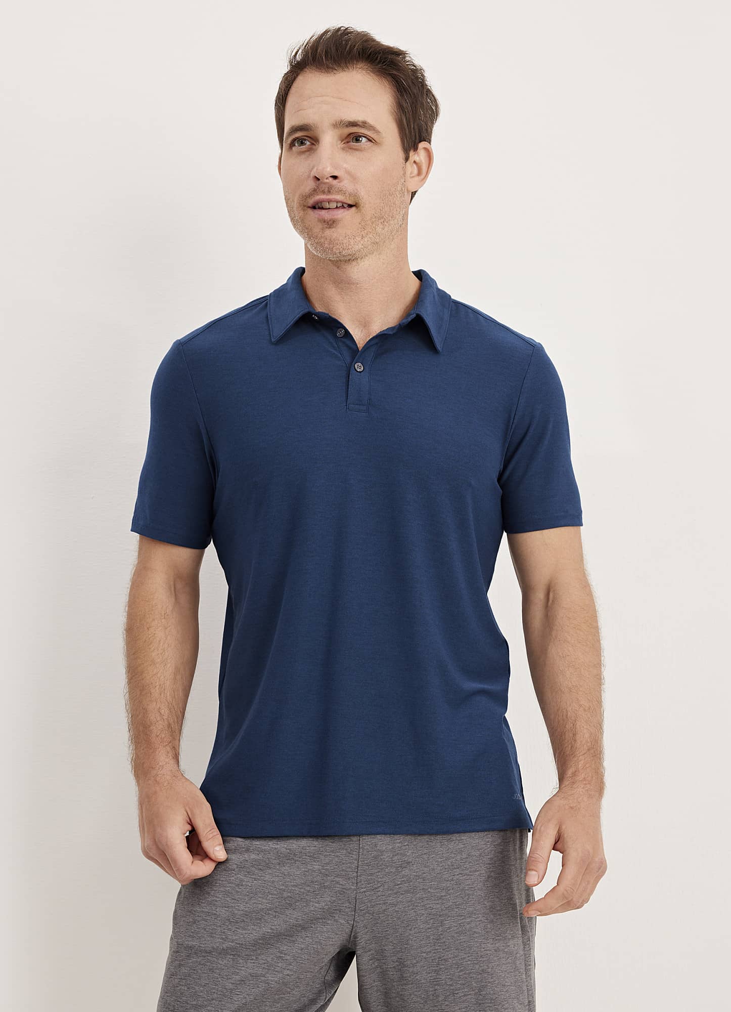 Jockey Men s EVERACTIVE Polo XL Marine Heather