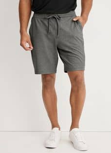 Deyeek Mens 5.5 Inch Pajama Shorts Cotton Lounge Sleep Shorts Elastic Waist  Lightweight PJ Shorts