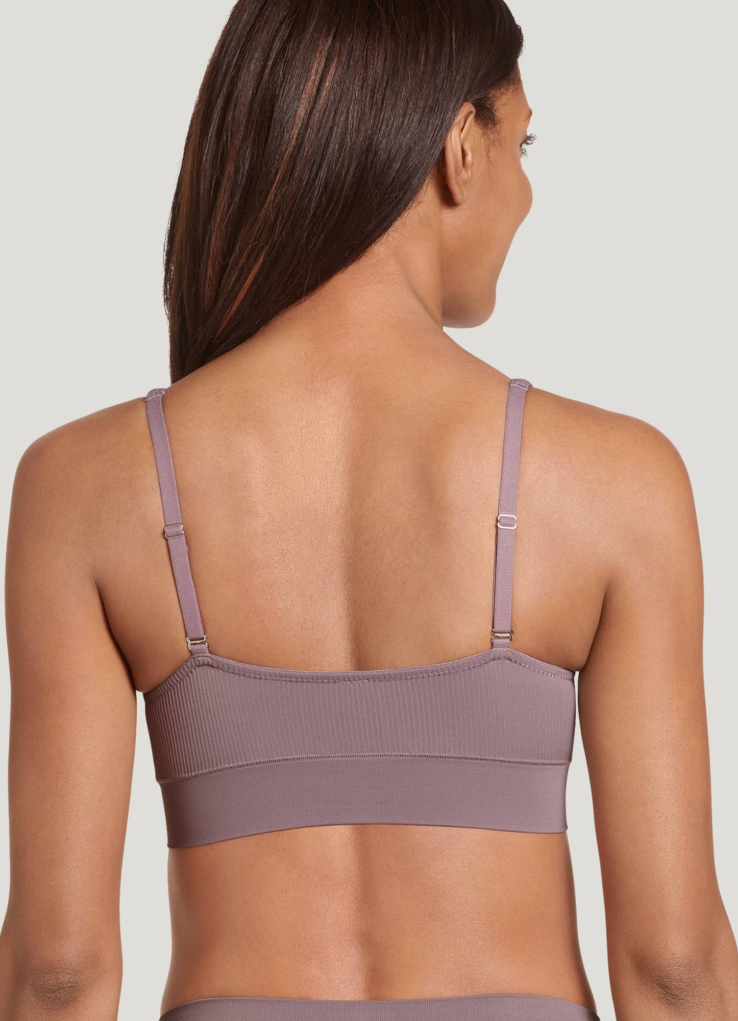 Jockey® Seamfree® Rib Molded Cup Plunge Bralette