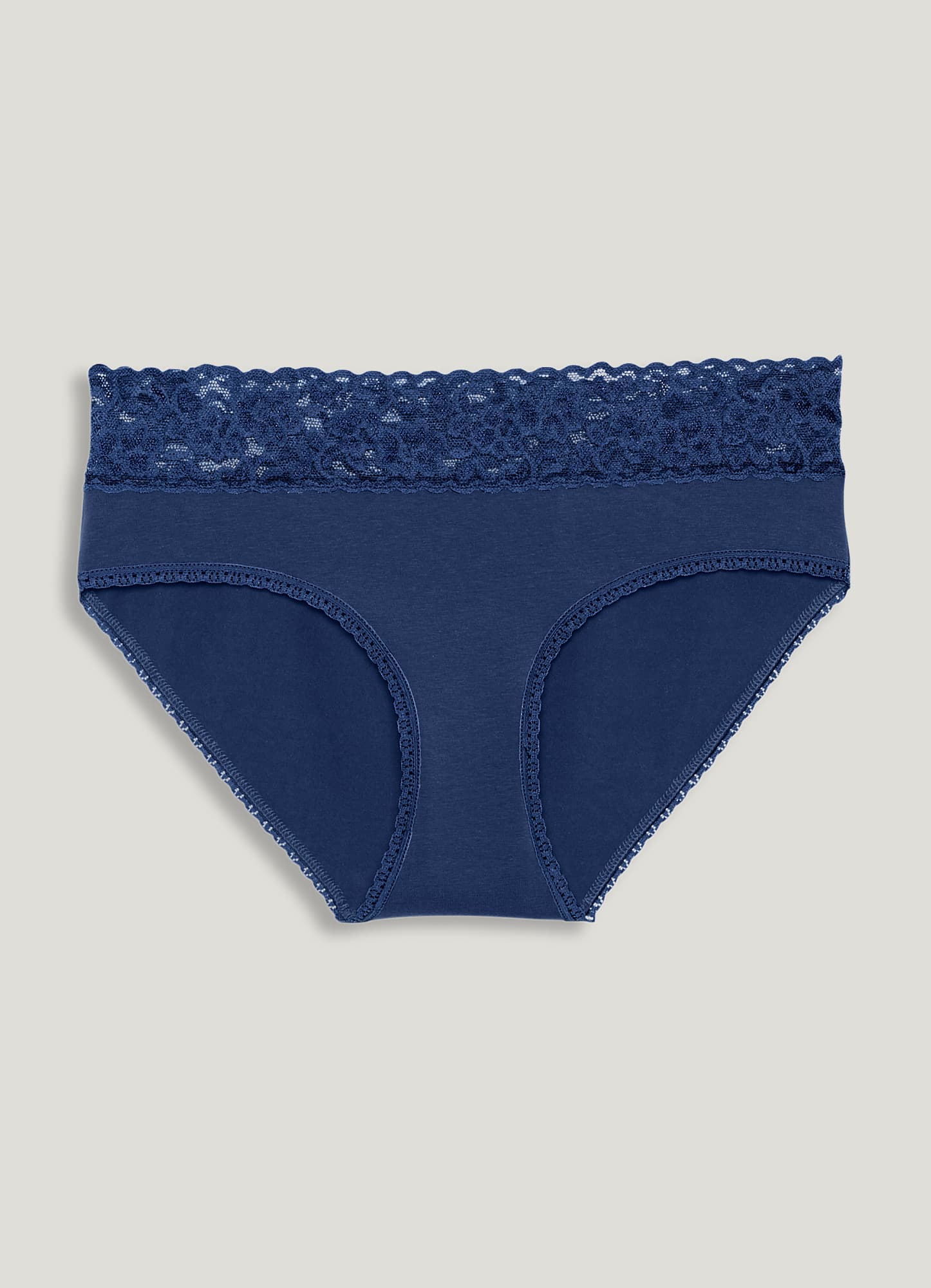 CHUNG Women's Cotton Briefs Underwear Super Sexy Wide Lace Edge