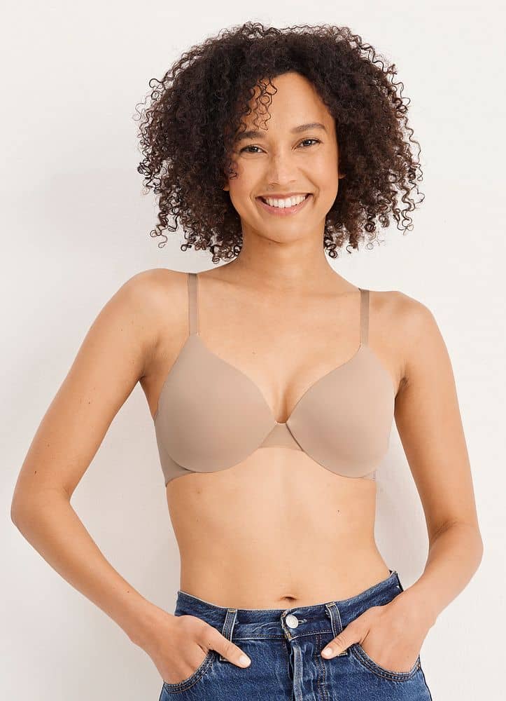 Buy Jockey Moulded Cup Firm Support Everyday Bra - Beige Skin at