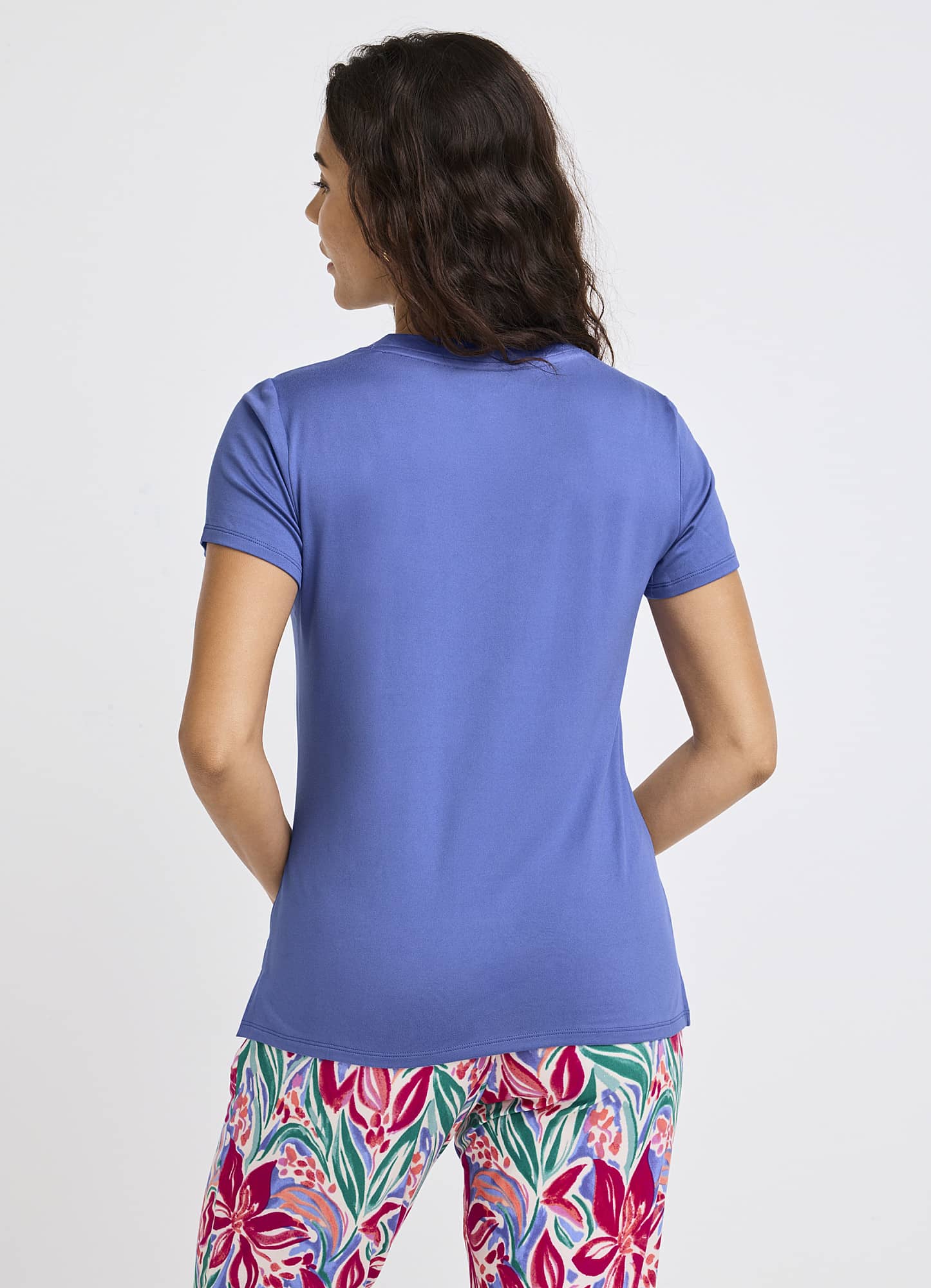 【oan】Bloue short sleeve T shirt SS_Button-