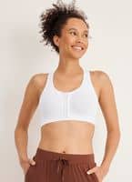 Jockey® Seamfree® Mid Impact Zip Front Sports Bra
