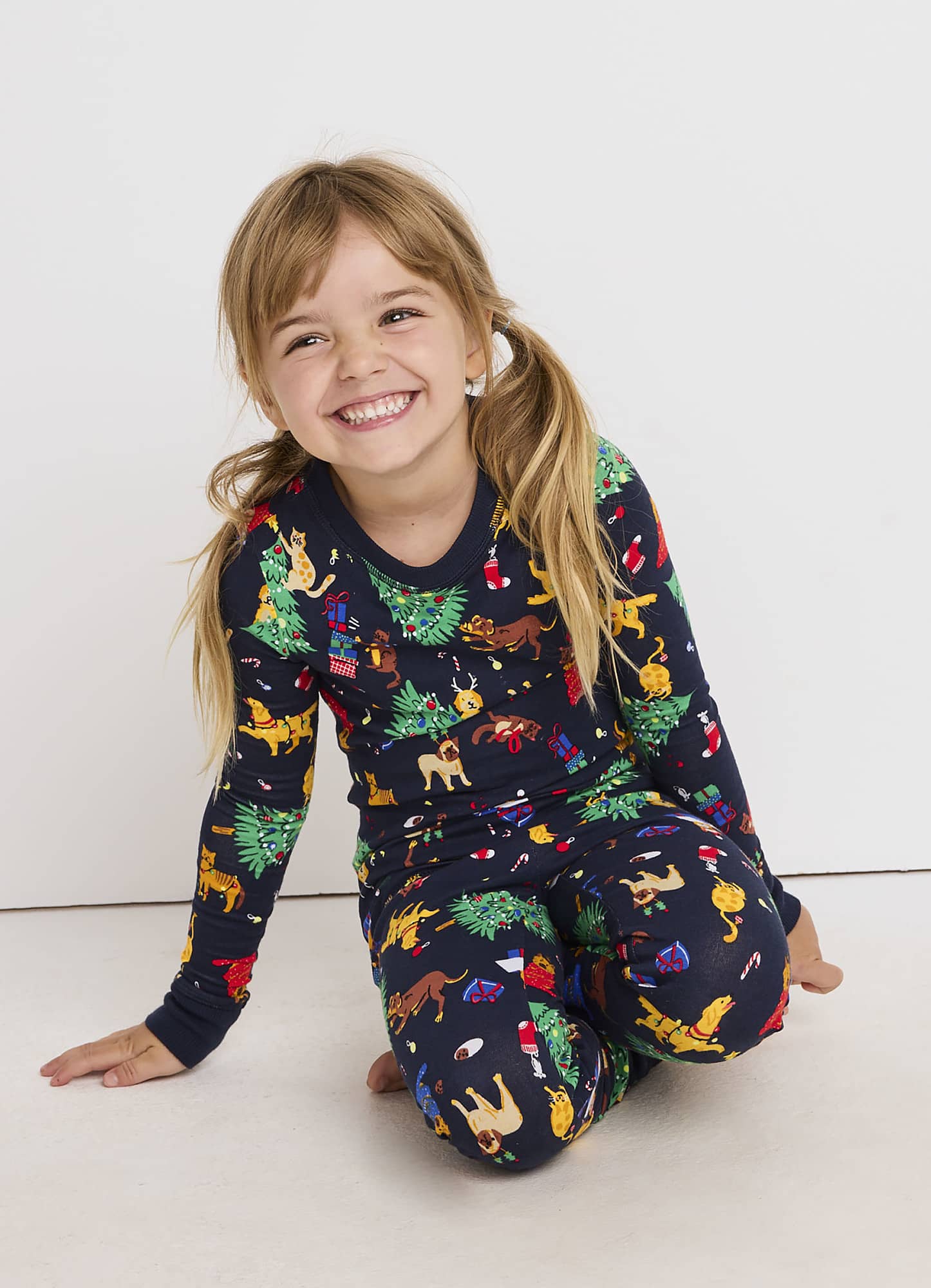 Jockey® Kids' Fam Jams Long Sleeve Top and Jogger Set