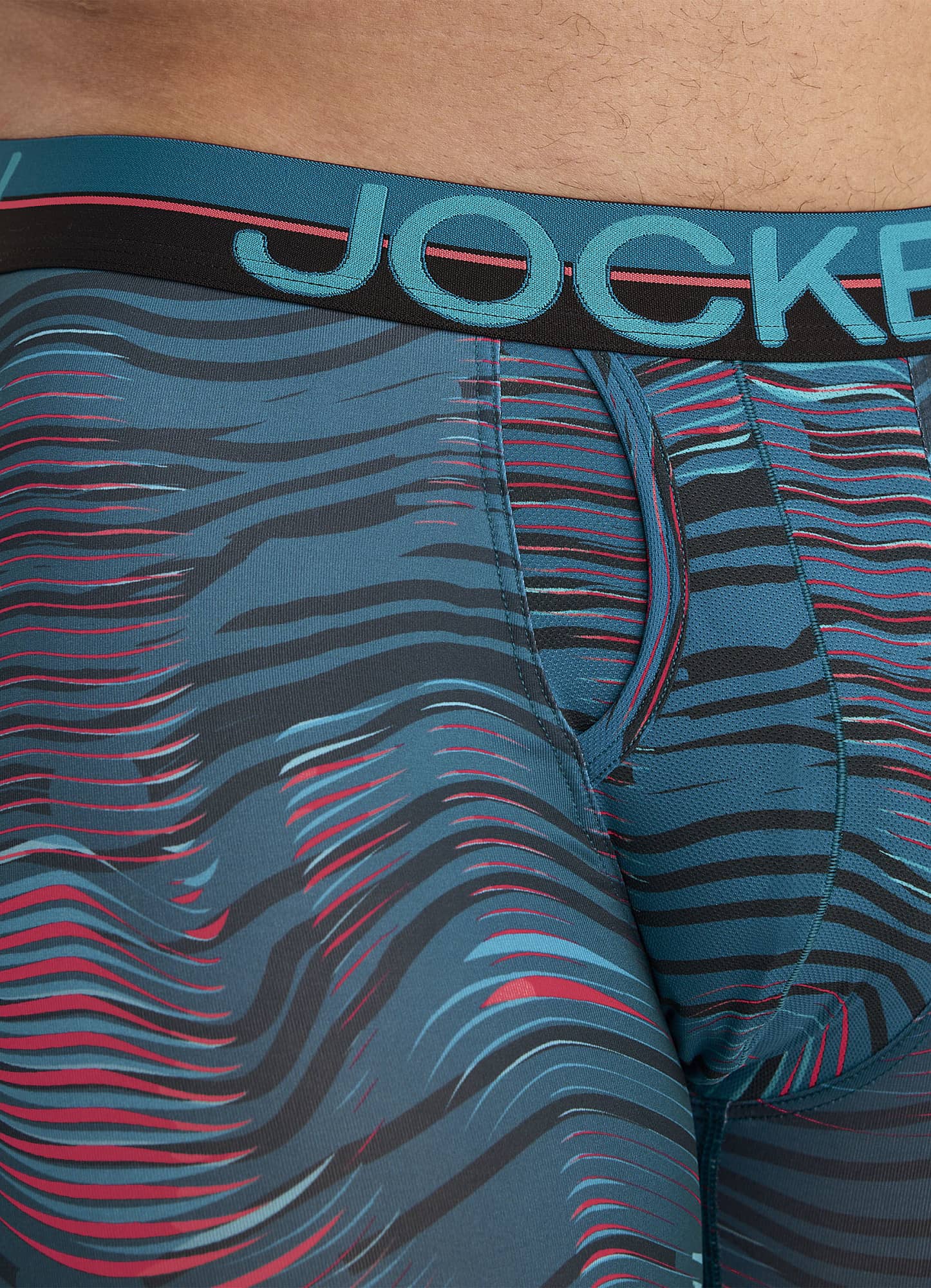 Jockey Infinite Cool Microfiber Stretch 8" Long Leg Boxer Brief - 3 Pack