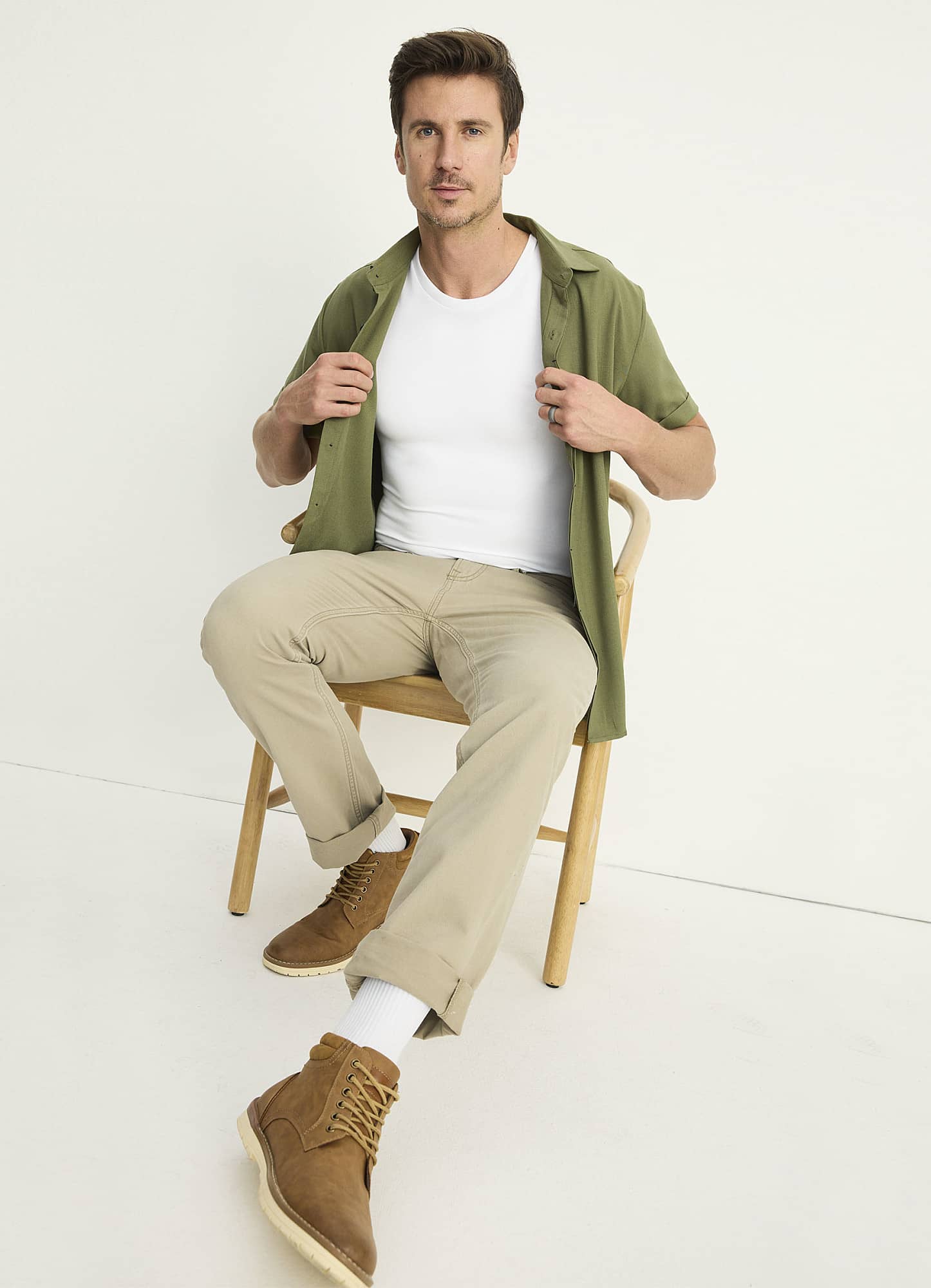 Jockey Smooth Fit Cotton Stretch Crew Neck Undershirt - 3 Pack