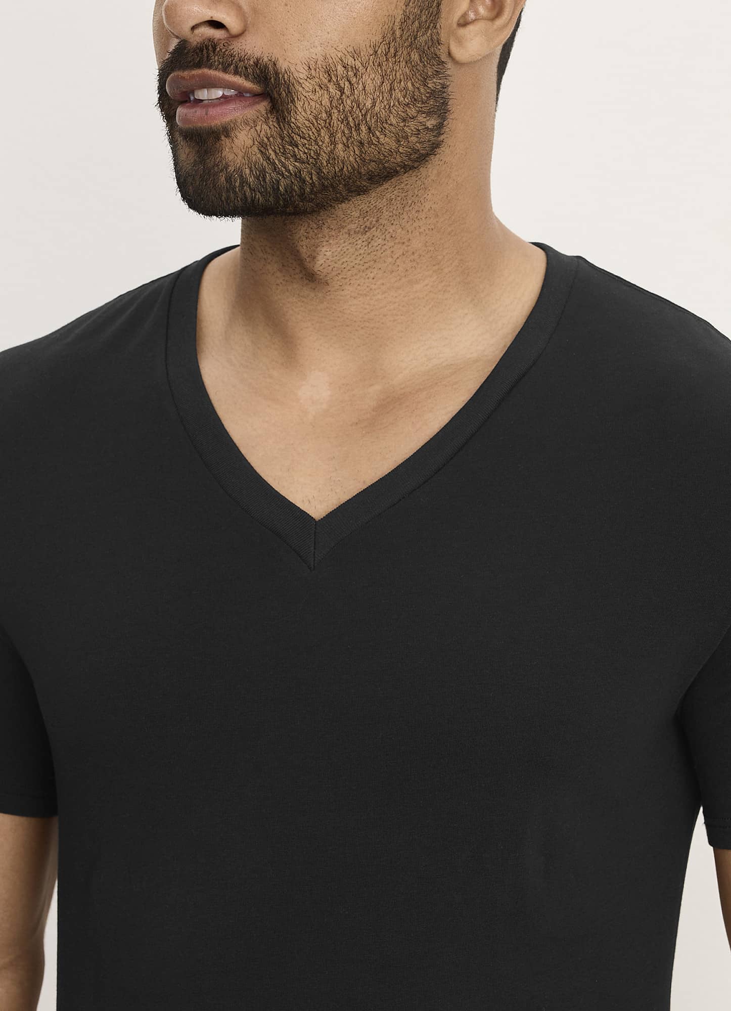 Jockey Smooth Fit Cotton Stretch V-Neck Undershirt - 3 Pack