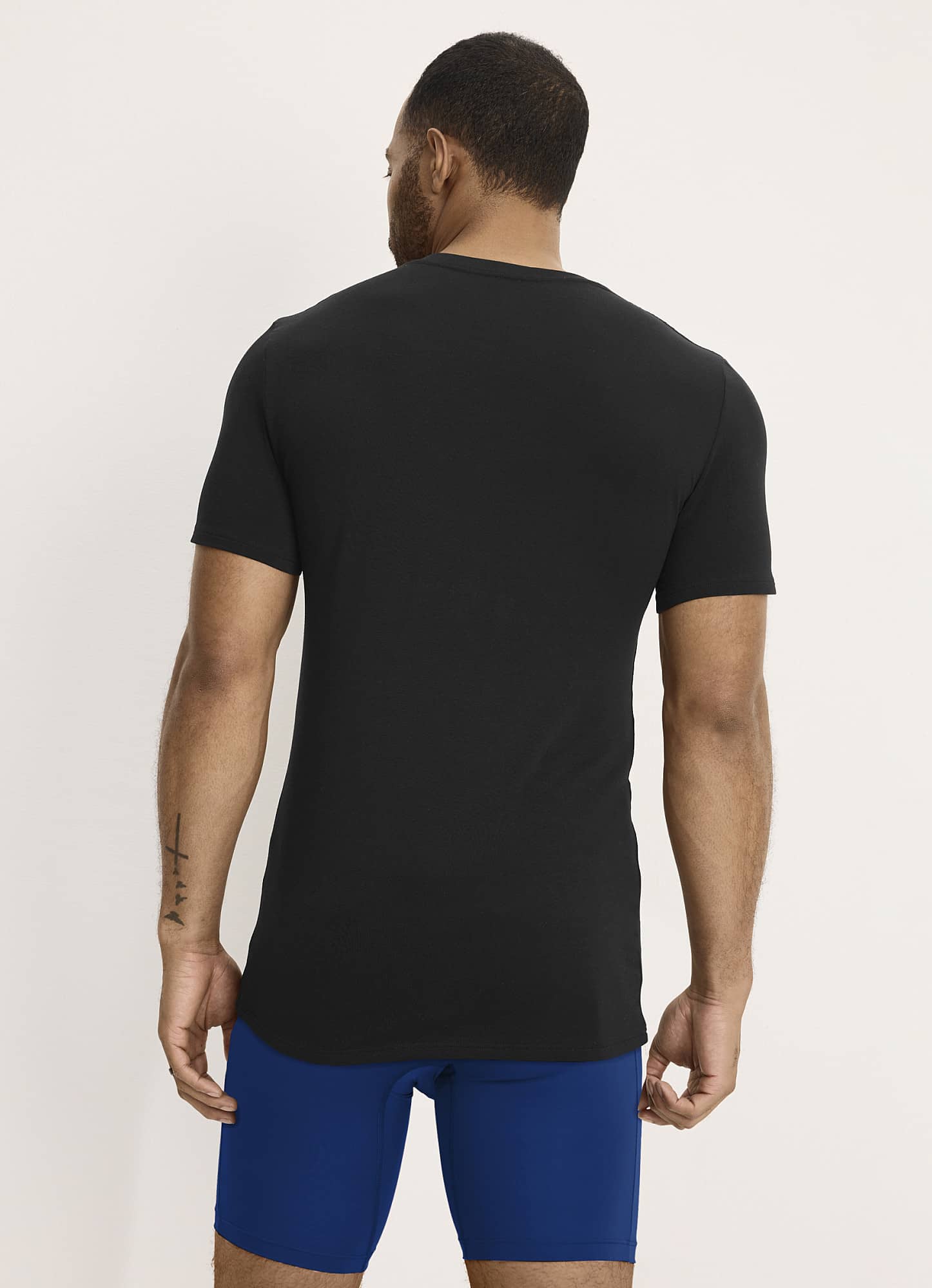 Jockey Smooth Fit Cotton Stretch V-Neck Undershirt - 3 Pack