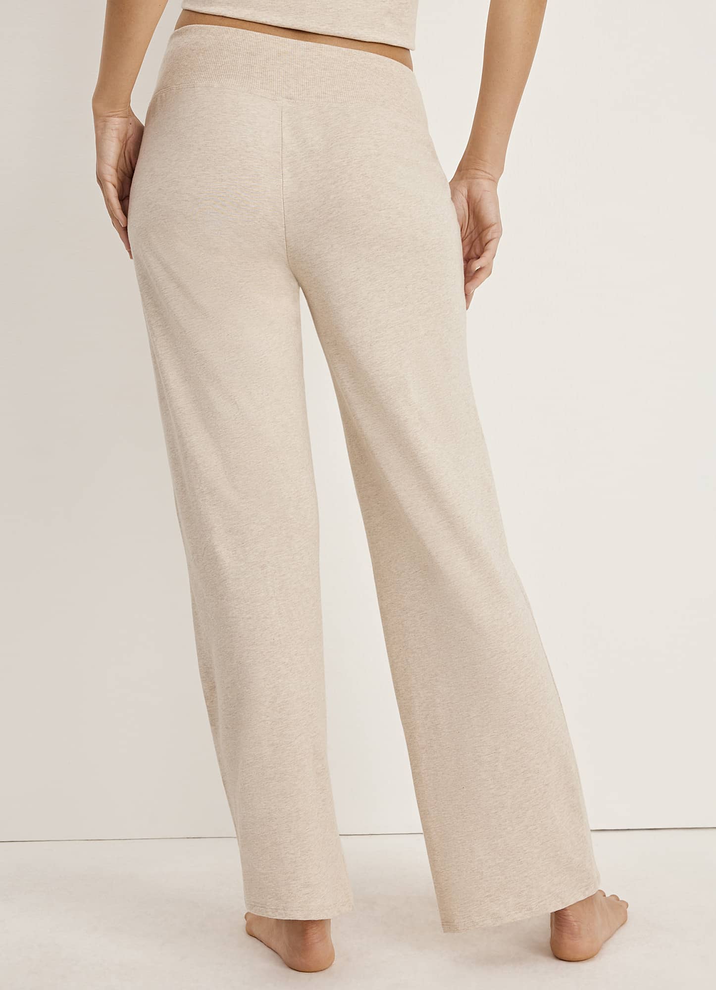 thumbnail image 2 of Jockey Women's Soft Touch Luxe Lounge Pants - Cotton Modal Blend, Wide Waistband, Relaxed Fit 2 of 11