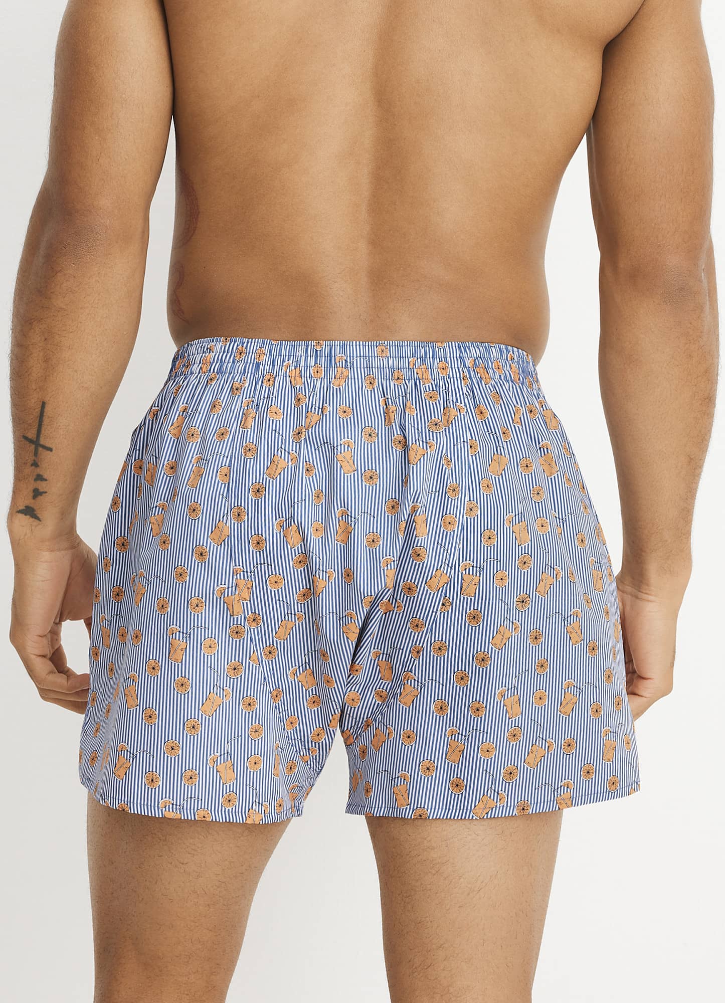 RICK OWENS MEN LIDO BOXER SHORTS BLACK SS24 | DOSHABURI