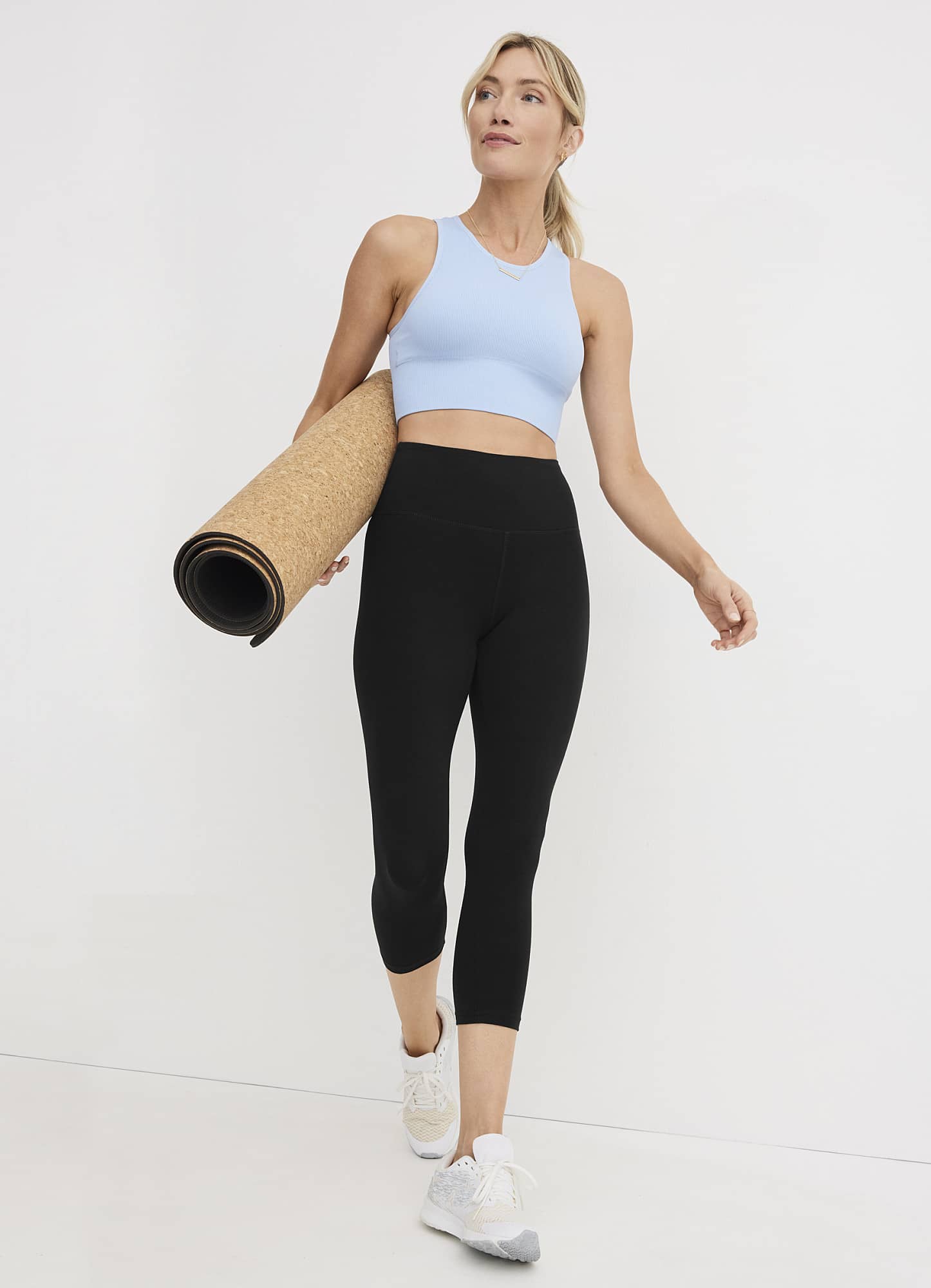 Jockey High Rise Cotton Stretch Capri Legging