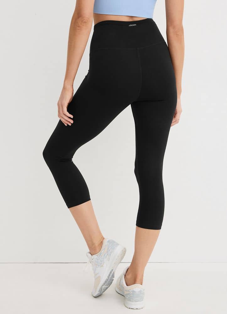 Jockey High Rise Cotton Stretch Capri Legging