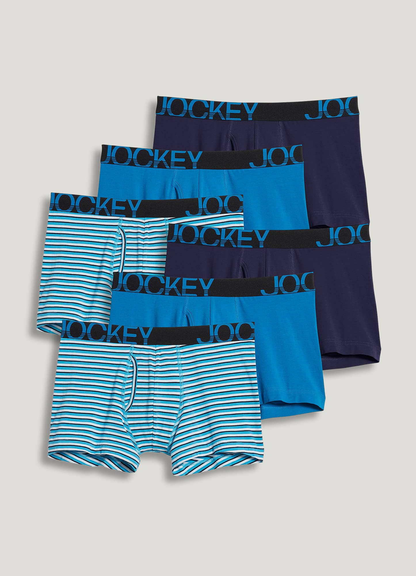 4-Pack Jockey Men's Underwear ActiveStretch Brief (Aged Indigo