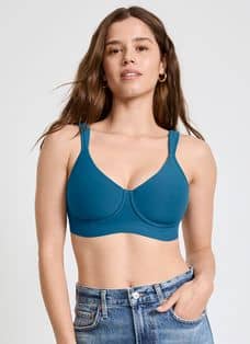 Jockey Cooling Cotton Blend Wirefree Full Coverage Molded Cup Bra