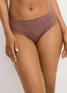 Jockey Women's Underwear Smooth & Shine Seamfree Heathered Hi Cut, Grey