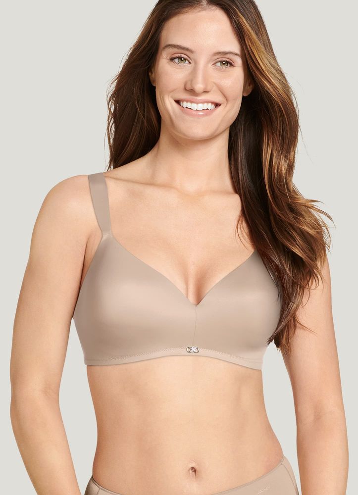 Women Ladies Everyday Total Support Non-Wired Soft White Full Cup Comfort Bra 