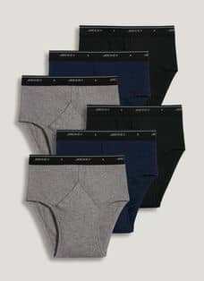 Jockey Men's Underwear Signature Pima Cotton Full-Rise Brief - 4 Pack