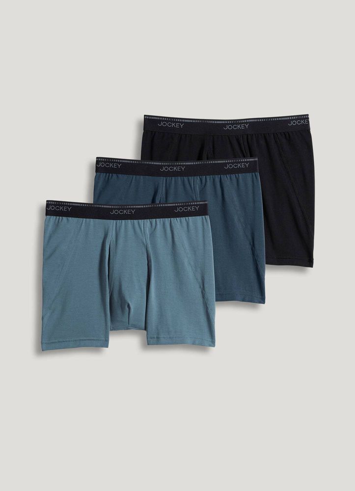 DANISH ENDURANCE 3 Pack Soft Cotton Boxer Briefs, Stretch Fit Underwear for  Men, Multicolor (1x Black, 1x Camouflage, 1x Navy Blue), XL at  Men's  Clothing store