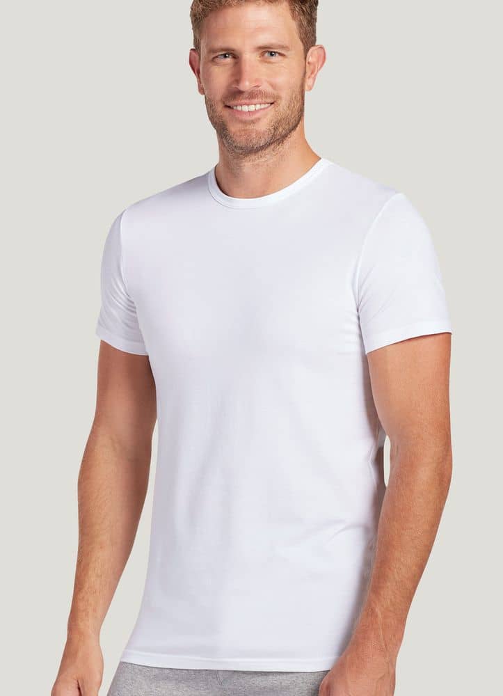 Jockey Slim Fit Stretch Crew Neck 2 Pack