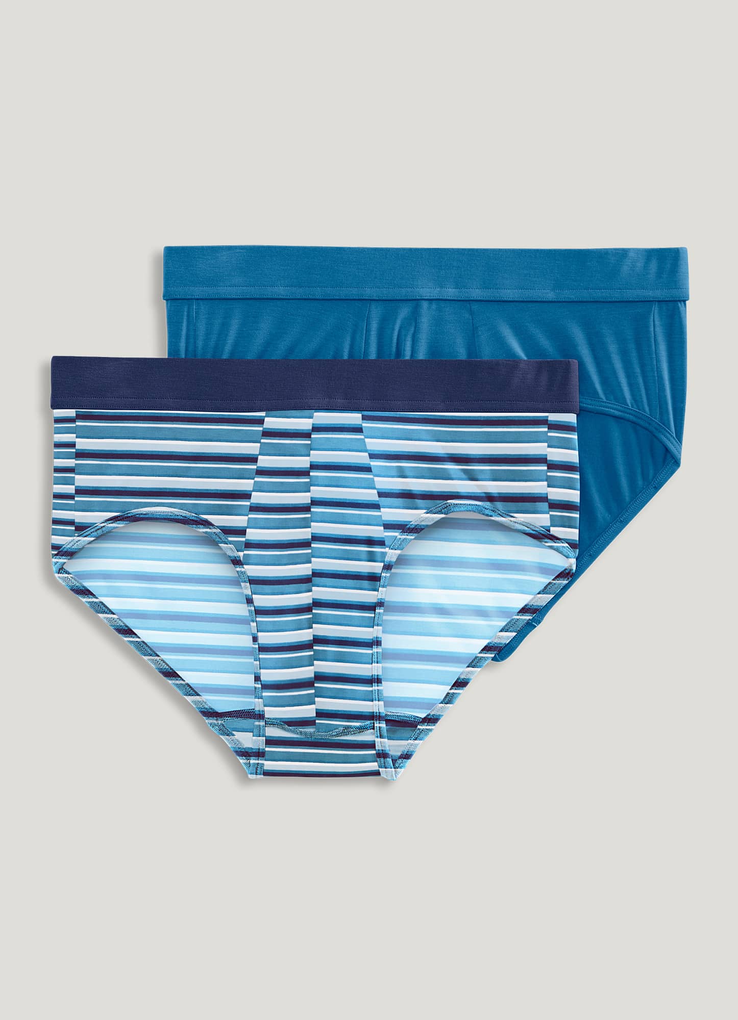 JDEFEG Mens Underpants Briefs Solid Double Sports Briefs Color Tripod Low  Men's Underwear Waist Men's Underwear Stealth for Men Underwear Polyester  Blue M 