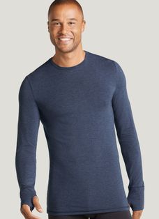 Buy Jockey Thermal Long Sleeve T-Shirt for Men 2401_Black_M