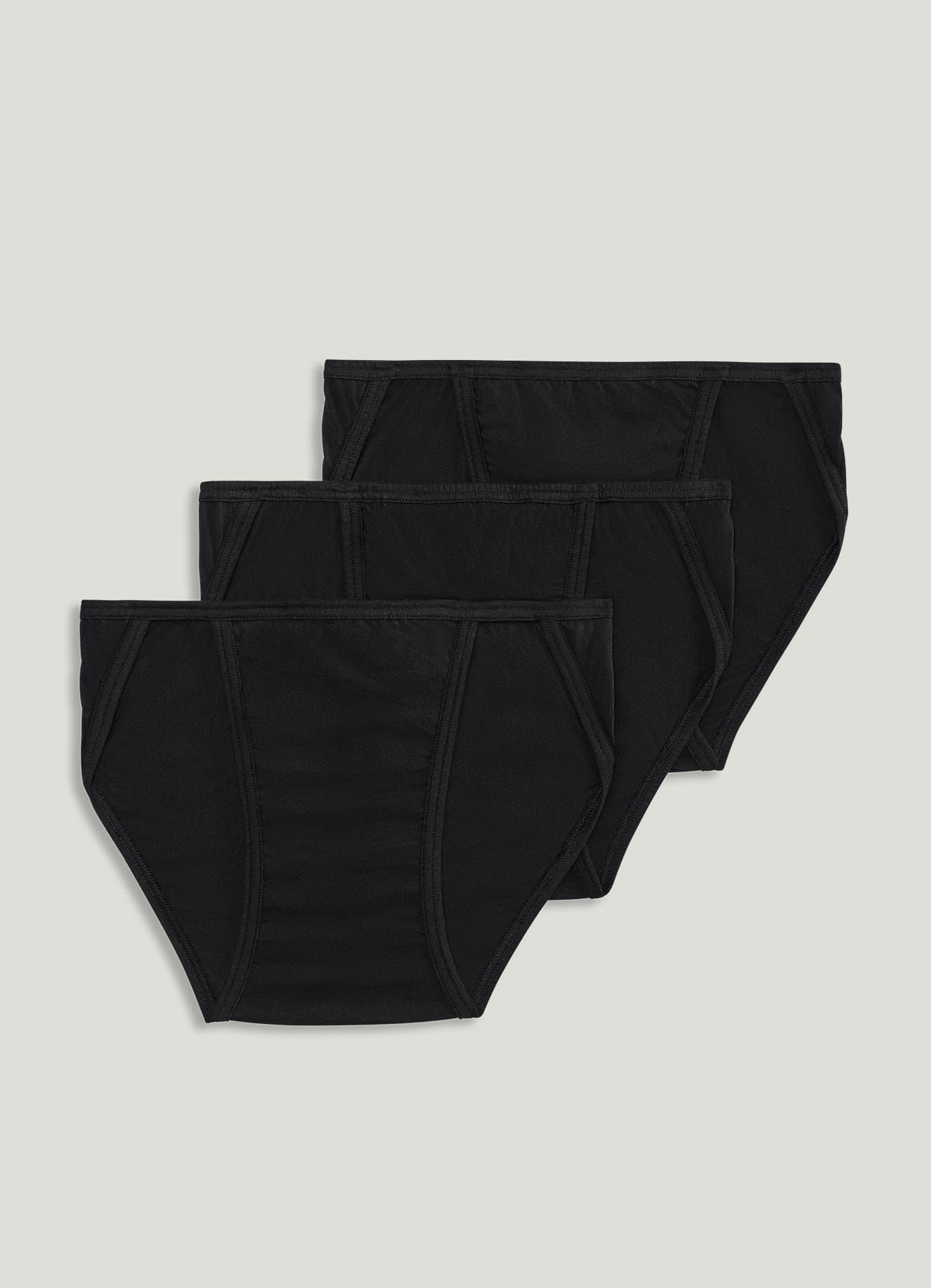Jockey Life Men's 5 Low Rise Briefs Underwear Small S NEW 100% Cotton 