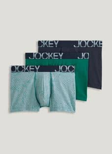 Jockey Men's Supersoft Modal 4 Boxer Brief 2 Pack sz L 8501 stretch  staycool