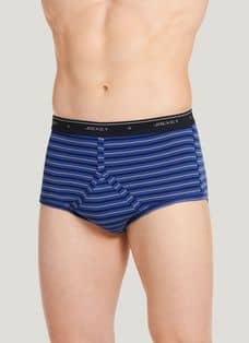 Jockey 292136 Men's Cotton Full-Rise Brief 4-Pack Underwear Size 36