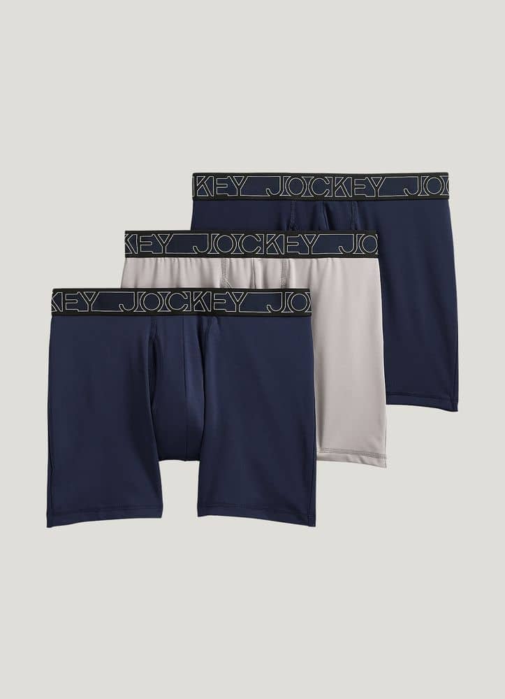 Jockey® Essentials Men's Microfiber Boxer Brief Underwear, Pack of