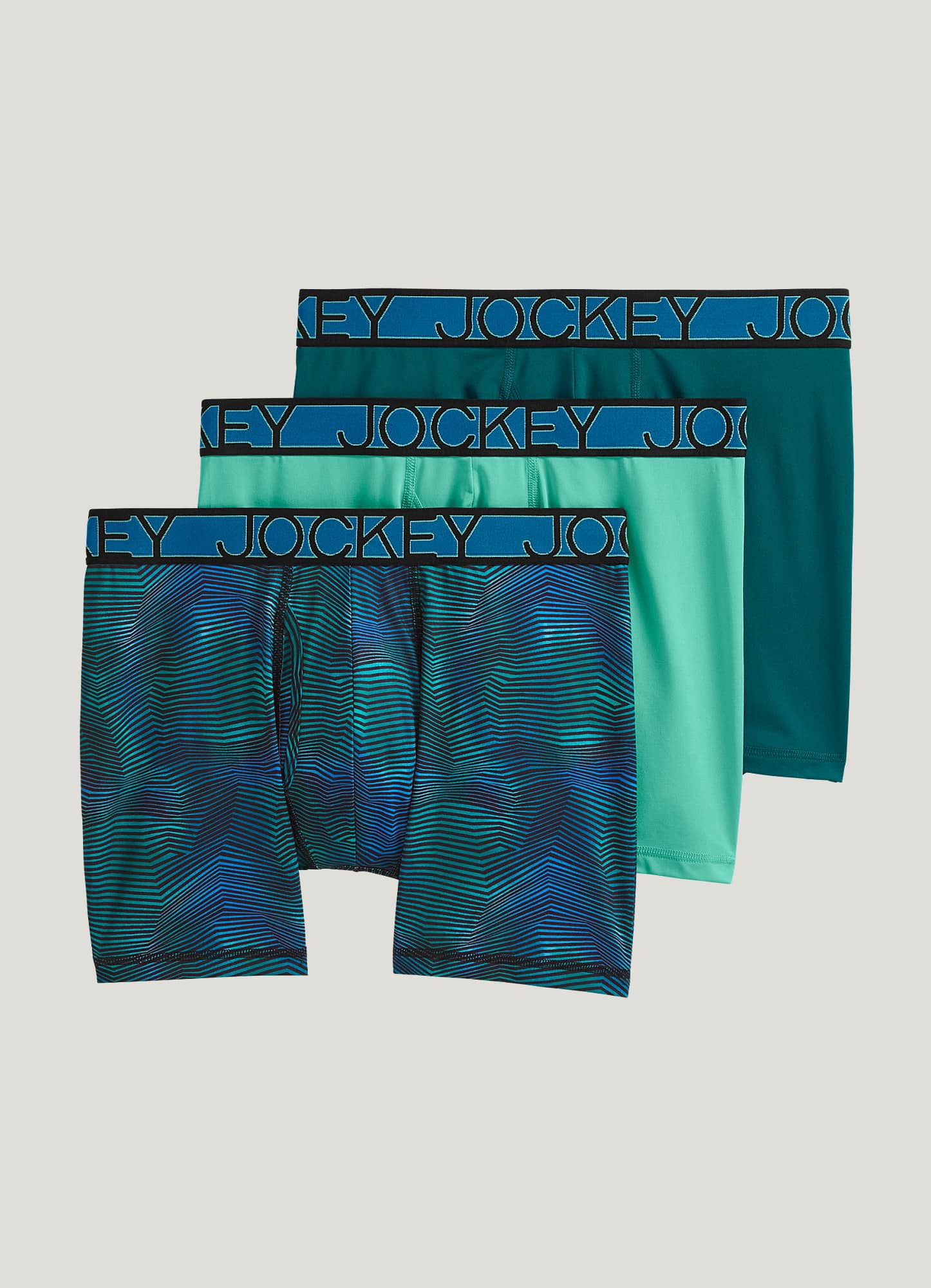 Men's Jockey Underwear 4-pack Classic Knit Full-Rise Briefs/Blue 