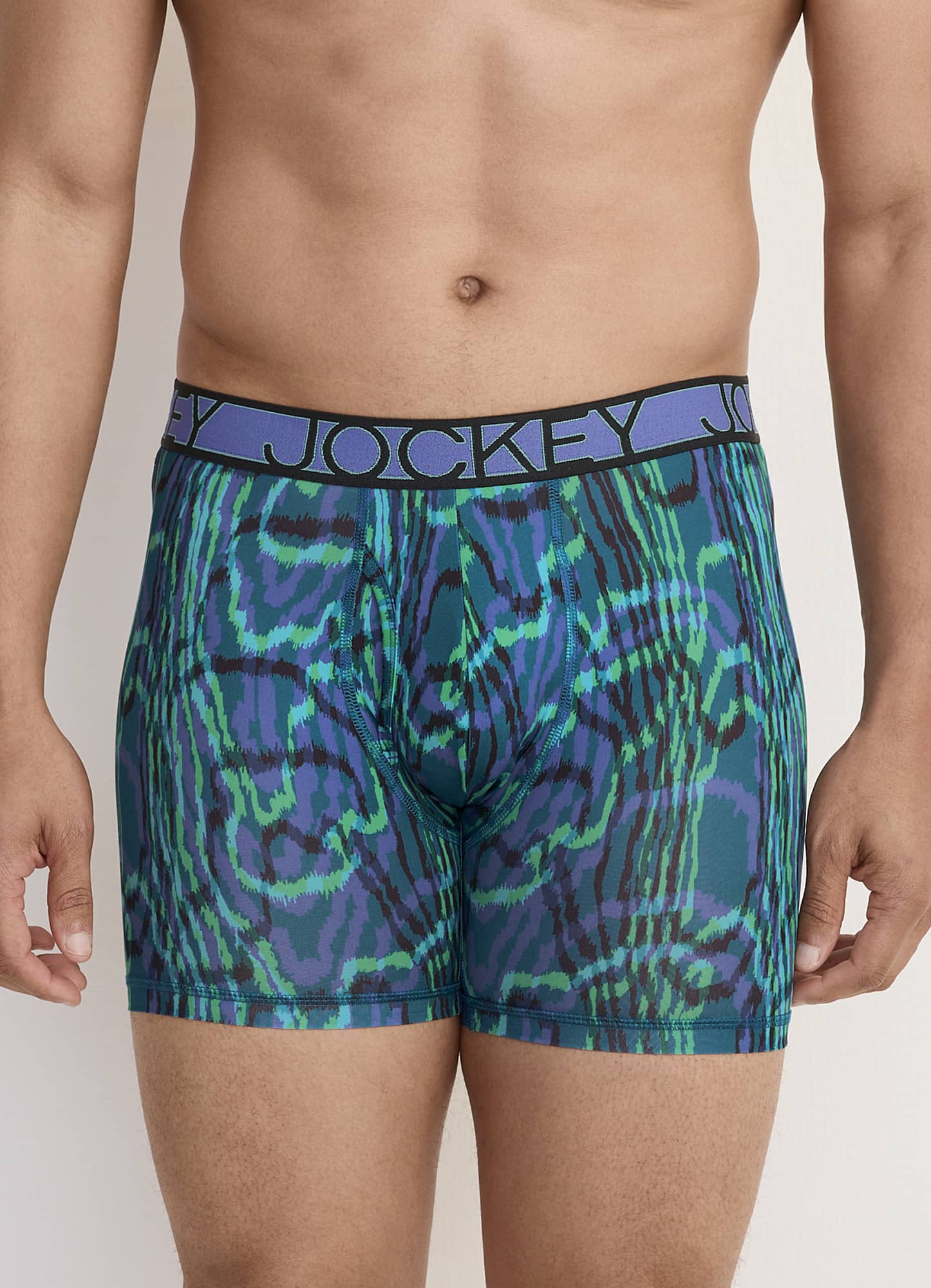 Jockey Active Microfiber 5" Boxer Brief - 3 Pack