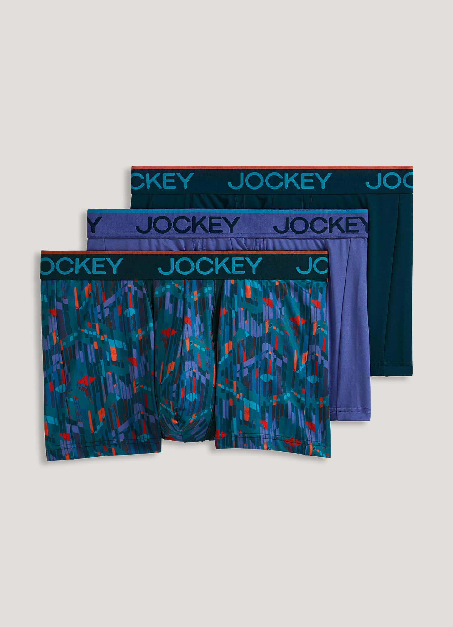 Jockey Chafe Proof Pouch Microfiber 3" Trunk - 3 Pack