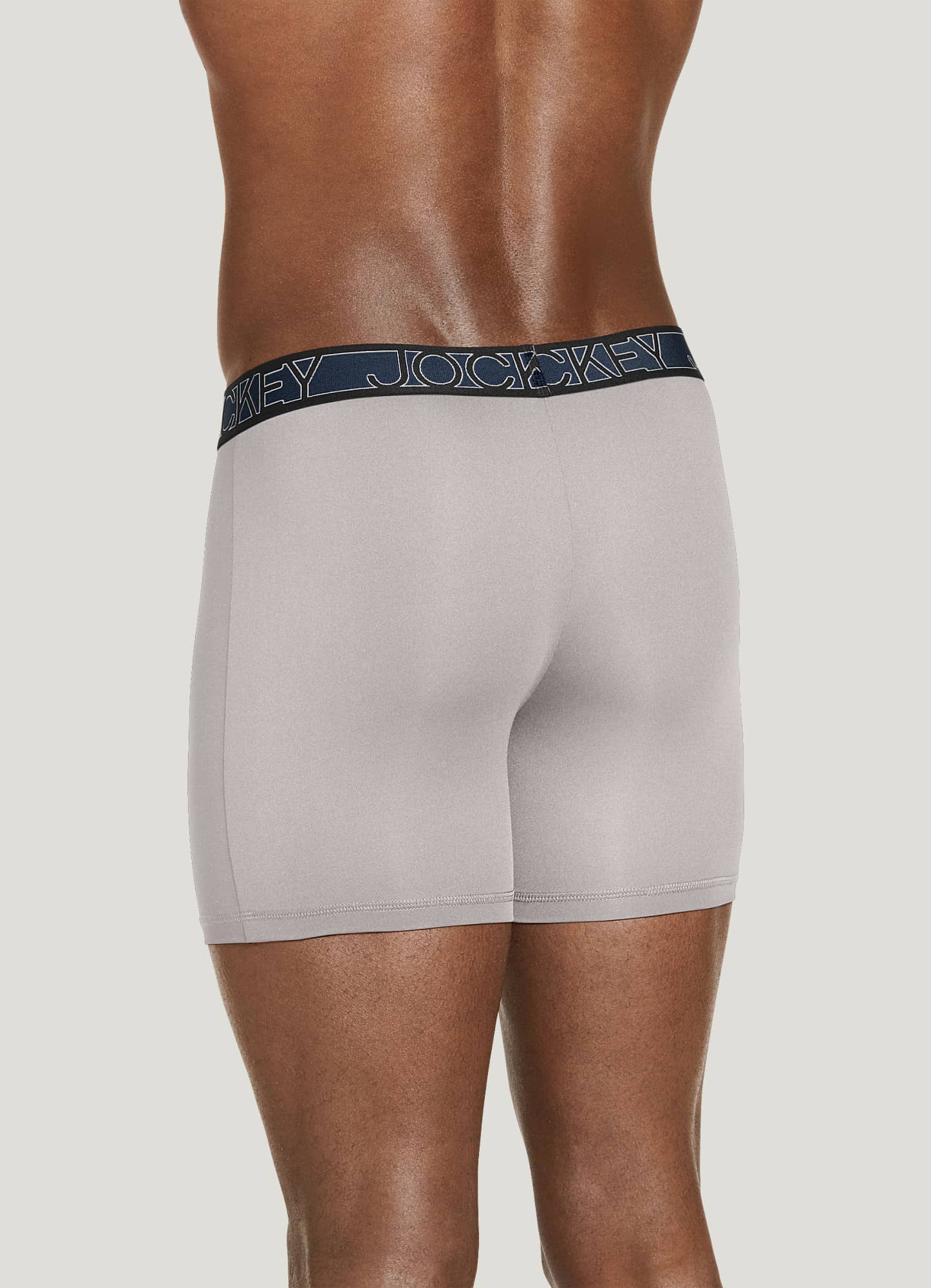 Jockey Big Man Active Microfiber 9" Long Leg Boxer Brief - 2 Pack