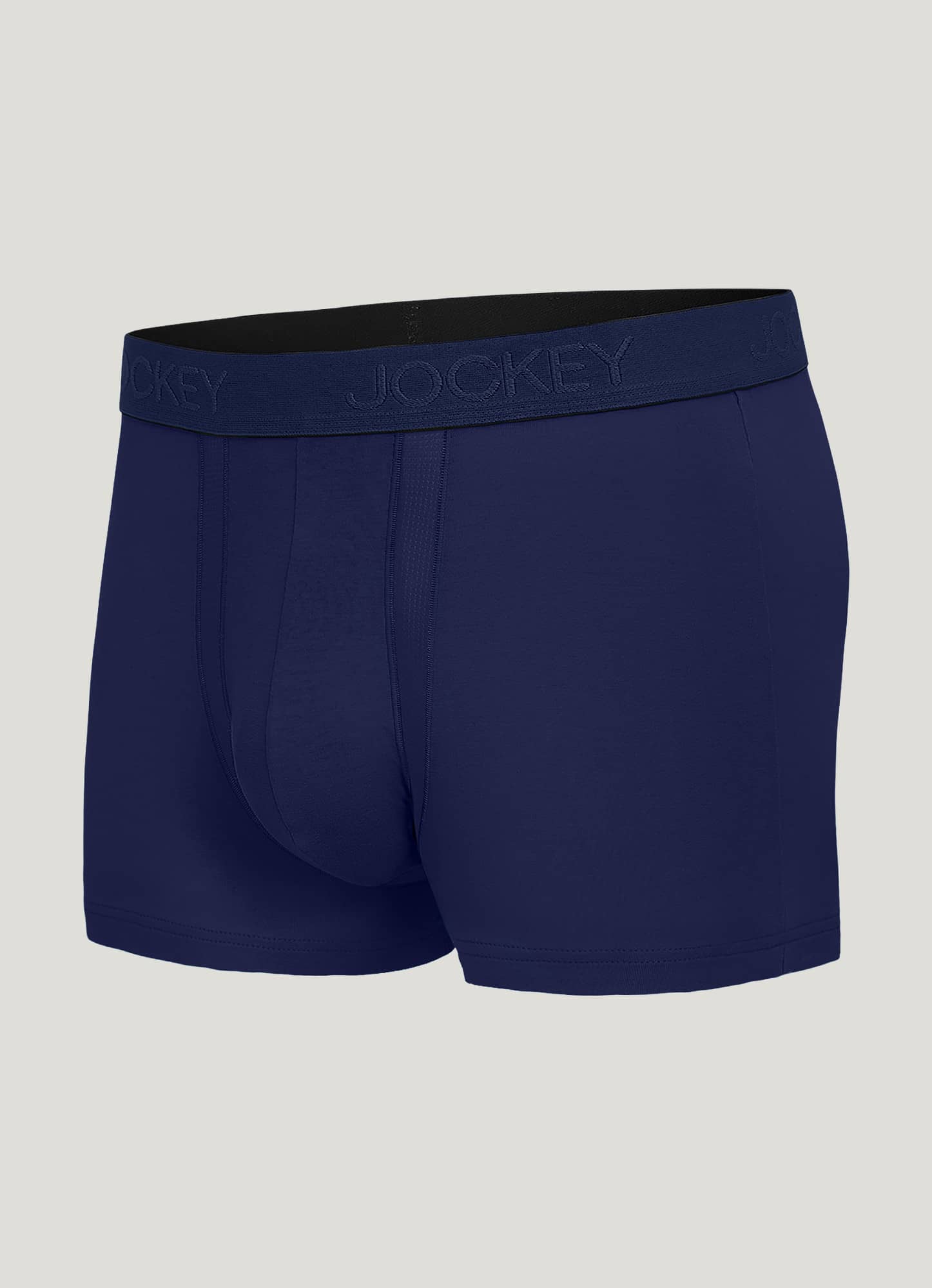 Jockey Chafe Proof Pouch Cotton Stretch  3" Trunk