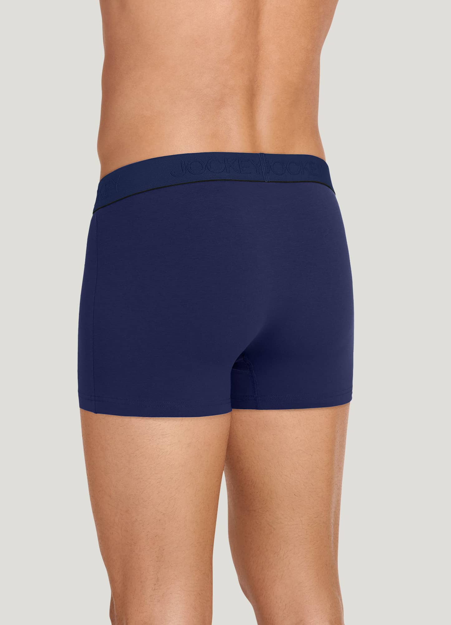 Jockey Chafe Proof Pouch Cotton Stretch  3" Trunk