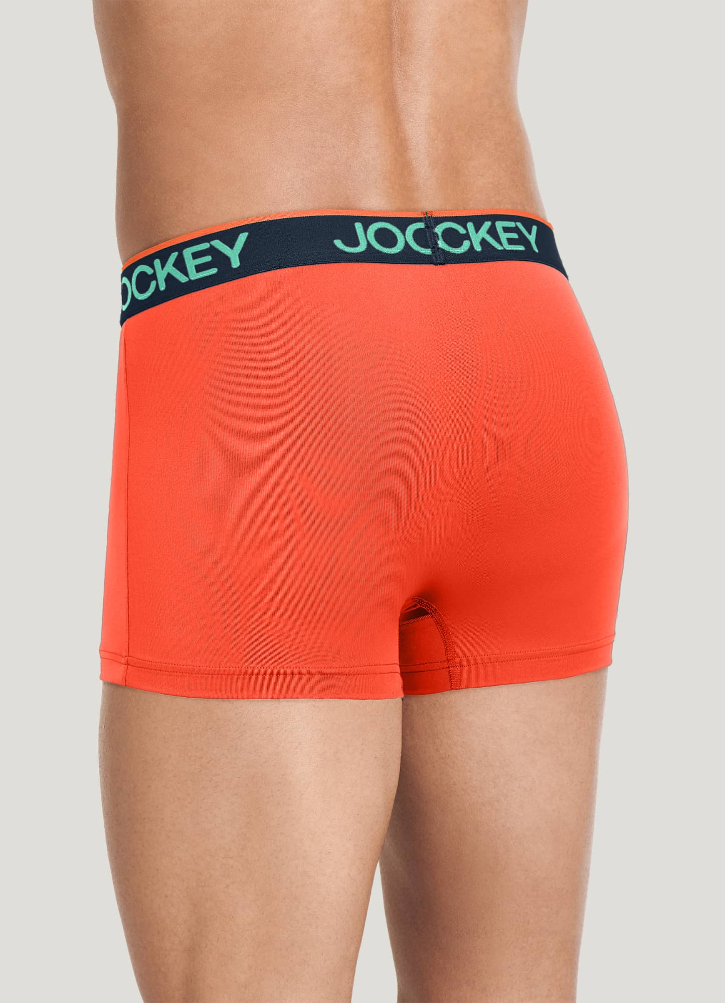 Jockey Men's Underwear Organic Cotton Stretch 4 Trunk - 3 Pack