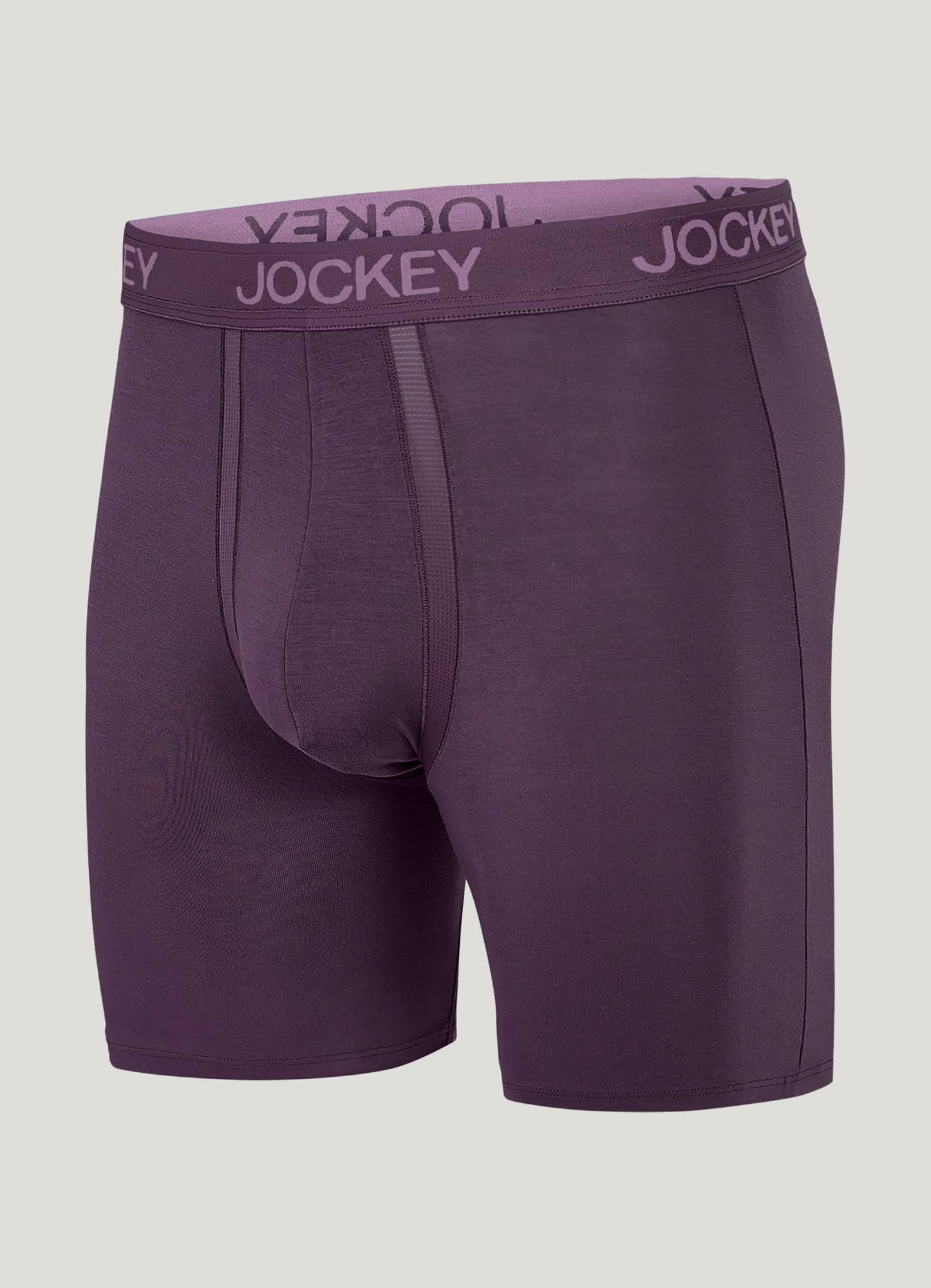 Jockey Chafe Proof Pouch Ultra Soft Modal 8.5" Long Leg Boxer Brief