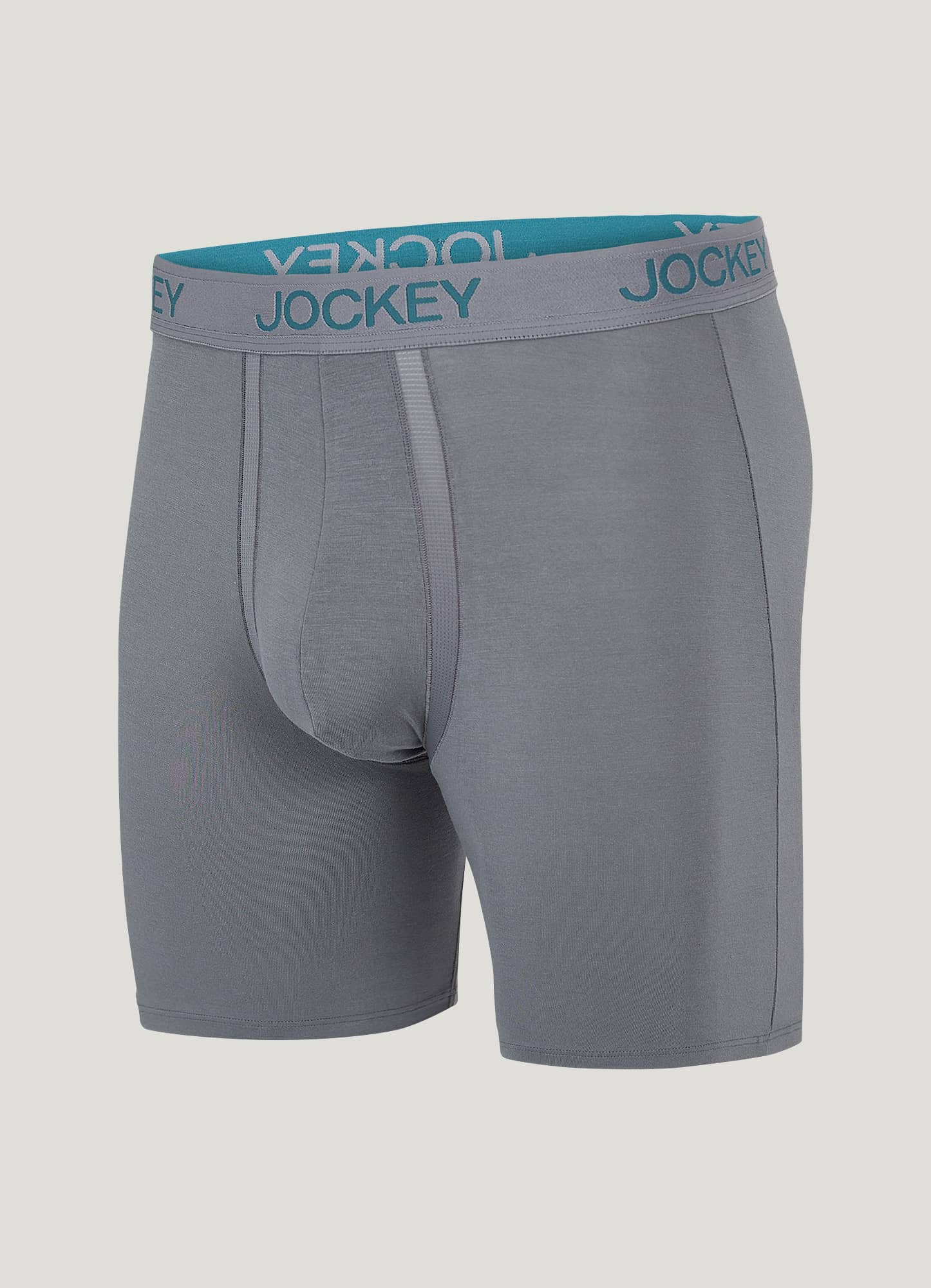 Jockey Men's Underwear Chafe Proof Pouch Ultra Soft Modal 8.5 Long Leg B,  Black, M at  Men's Clothing store