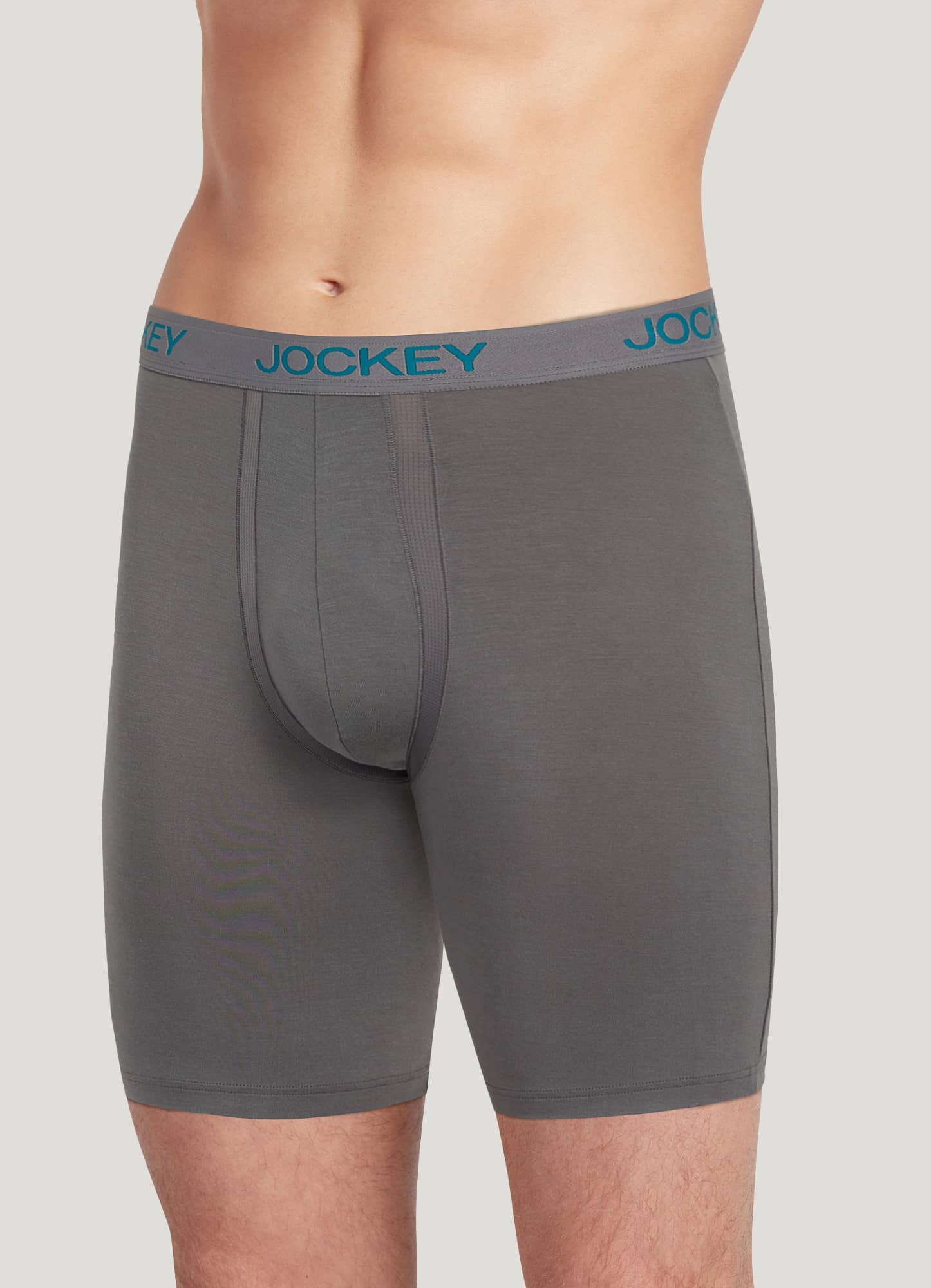 Jockey Men's Underwear Sport Microfiber 7 Boxer Brief, Midnight