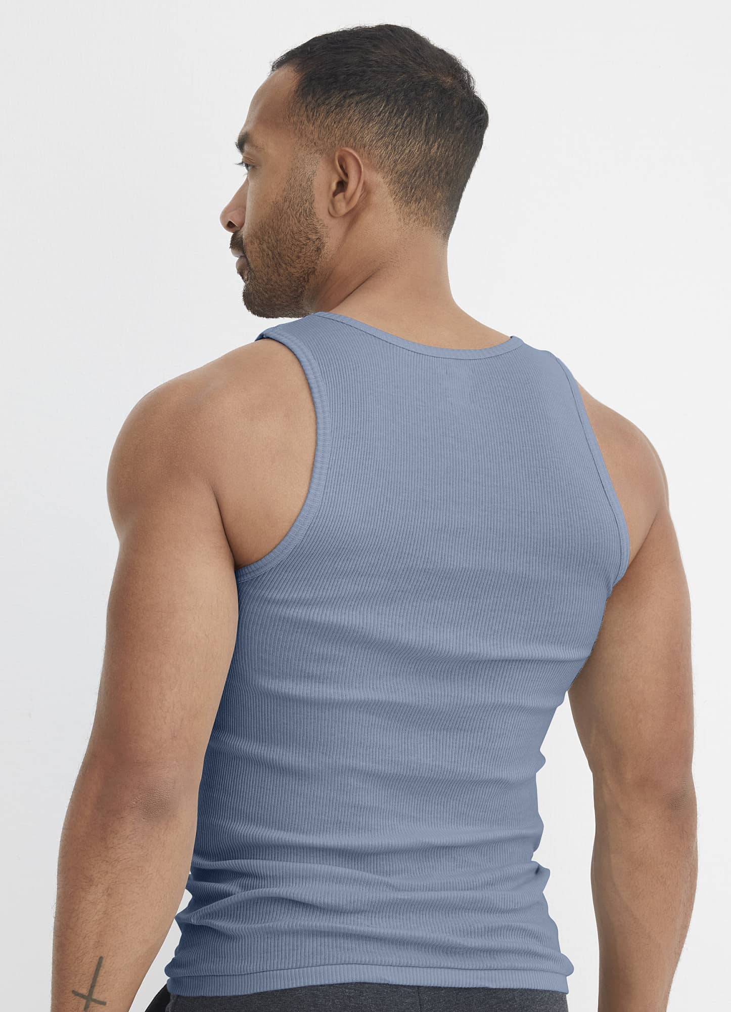 Goza Cotton A-Shirt Undershirt Tank Tops for Men (3 Pack)