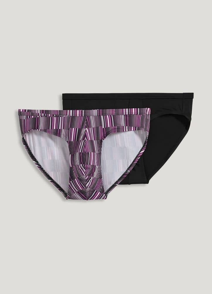 Men's Jockey Elance Bikini Briefs: Secret Lavender